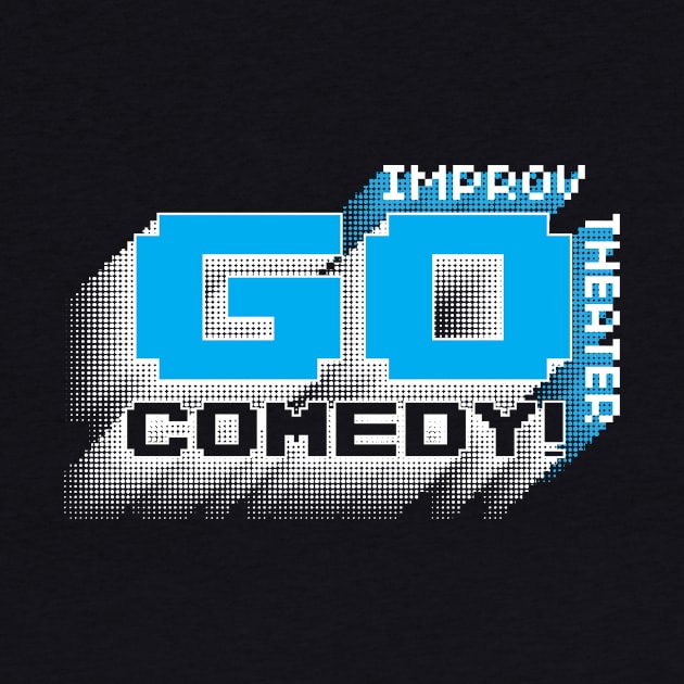 Go Comedy 8 bit logo by gocomedyimprov